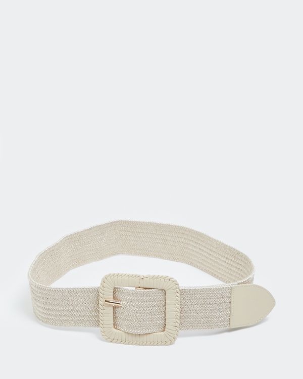 Woven Square Buckle Belt