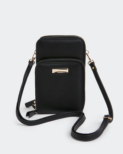 Dunnes Stores | Black Wallet Phone Bag