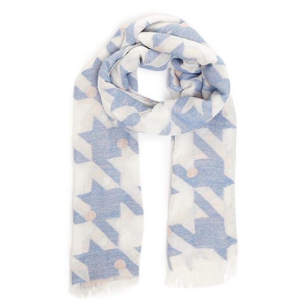 Abstract Jacquard Scarf