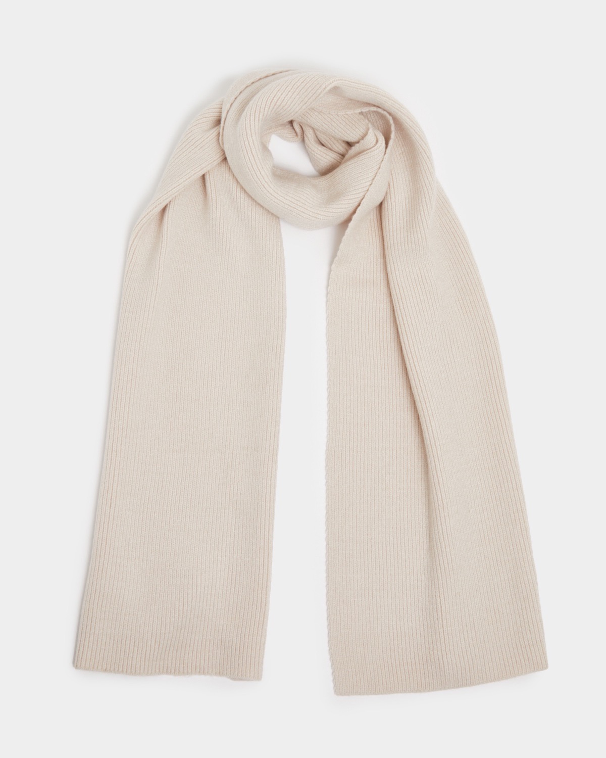 Gallery Seven | Men's Soft Knit Winter Scarf - Beige/Off White, Size: One  Size