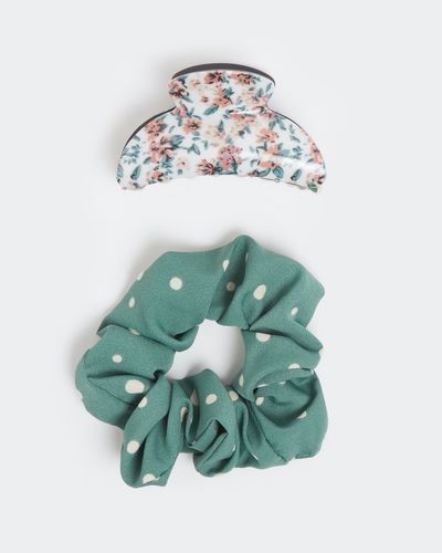 Clip And Scrunchie Set - Pack Of 2