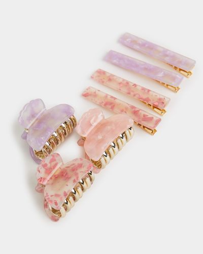 Hair Clip And Claw Set - Pack Of 7 thumbnail