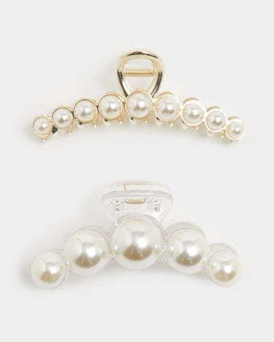Pearl Claw Clip Set - Pack of 2