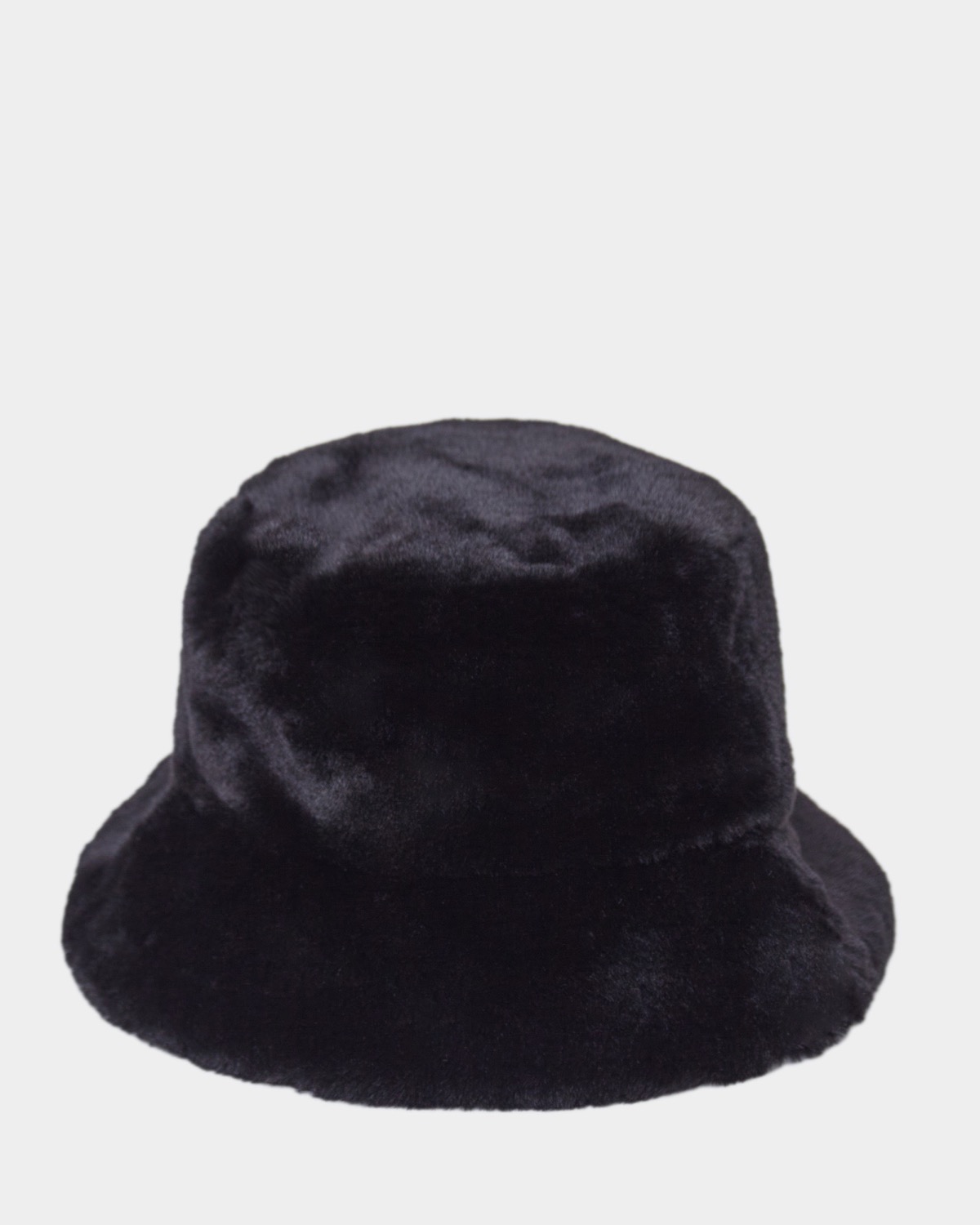 Dunnes Stores | Black Faux Fur Bucket Hat