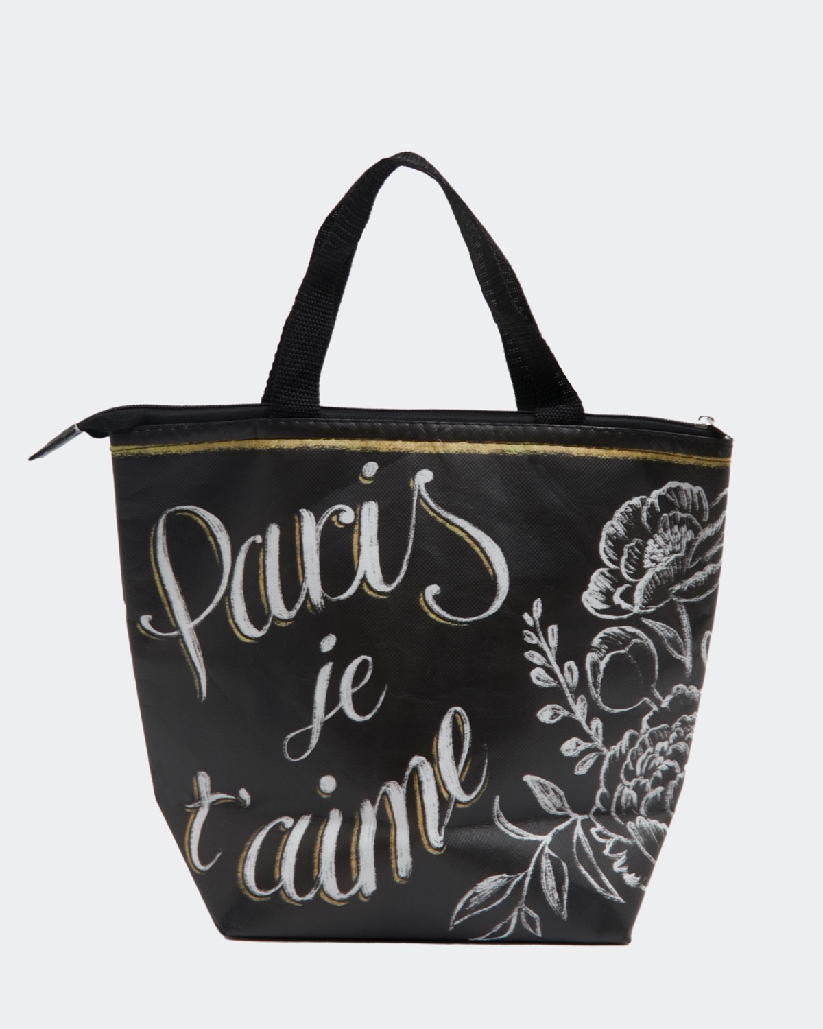 Ames City Canvas Tote Bag (Black bag + Color font options)