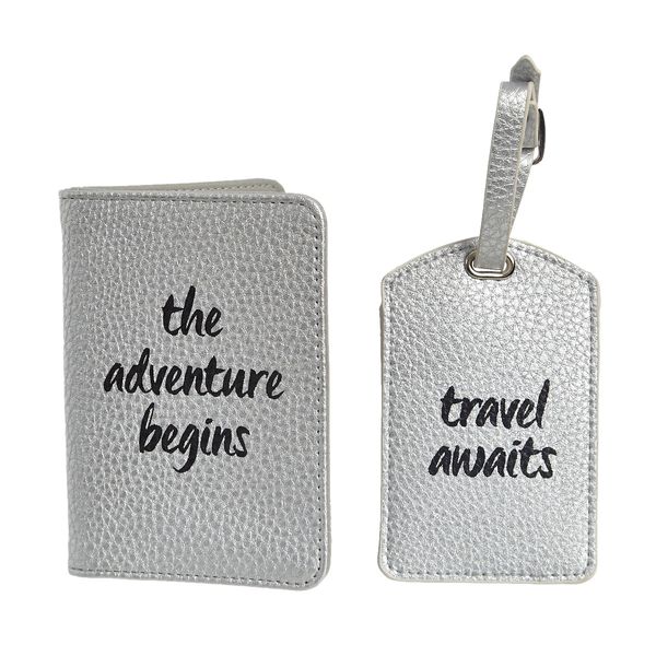 Luggage Tag And Passport Set
