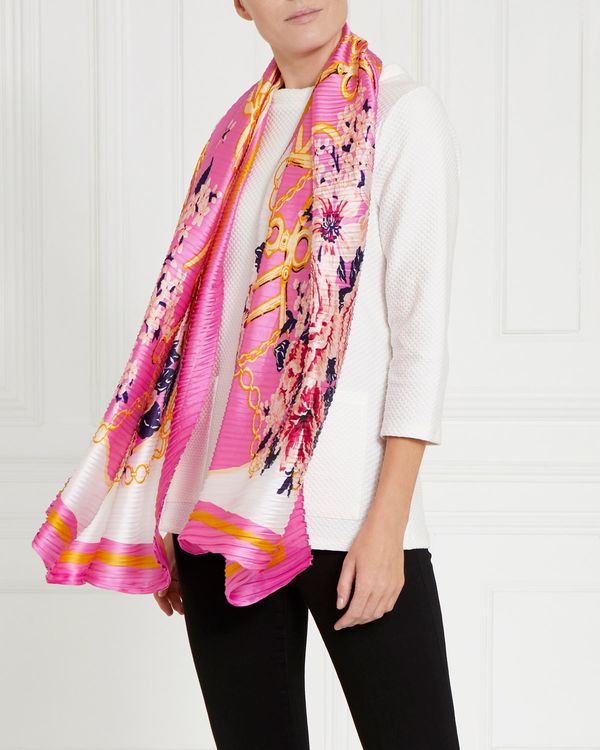 Gallery Floral Pleat Scarf