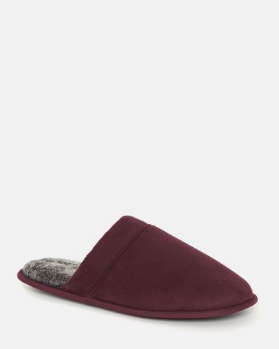 Micro Suede Mule Slippers thumbnail