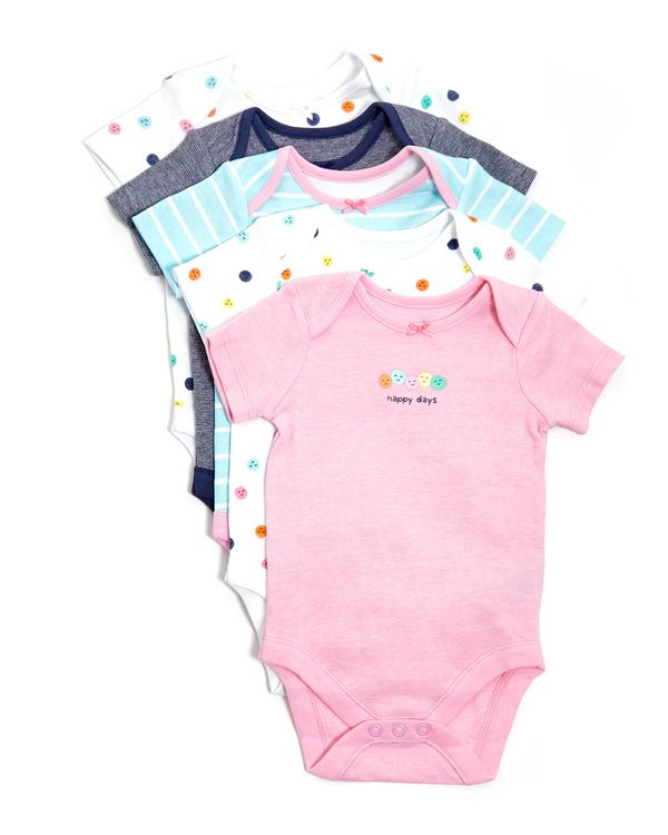 Happy Bodysuits - Pack Of 5