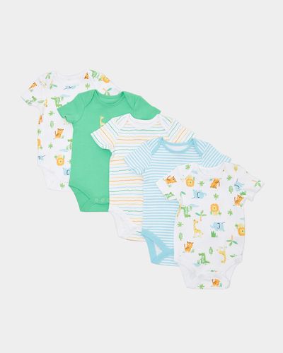 Boys Tropical Bodysuits - Pack Of 5 (0 months-3 years) thumbnail