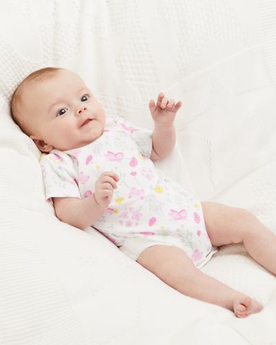 Cotton Short-Sleeved Bodysuits - Pack Of 5 (Newborn-3 Years)