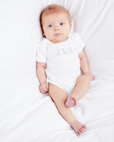 White BABY GIRL Baby Girl Newborn Printed Sleeveless Body Panties