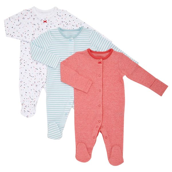 Nautical Sleepsuits - Pack Of 3