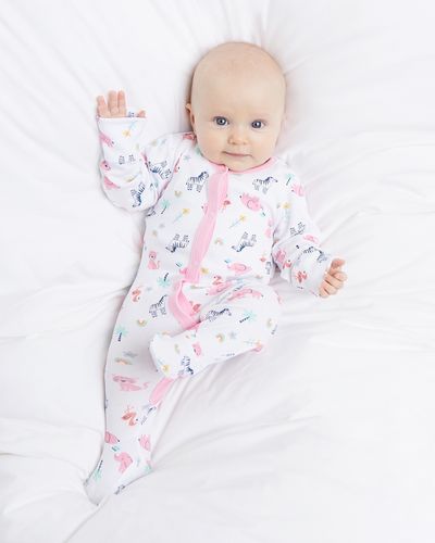 Elephant Sleepsuits - Pack Of 3 (Newborn-23 months) thumbnail