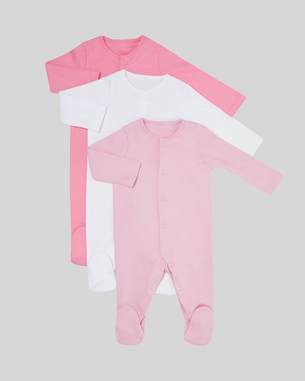 Sleepsuit - Pack Of 3 (Newborn-9 months)
