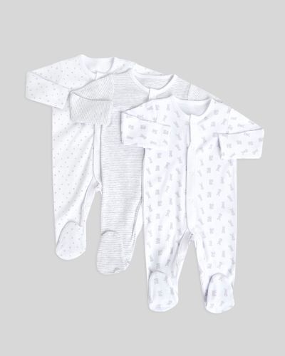Bunny Sleepsuits - Pack Of 3 (Newborn-9 months) thumbnail