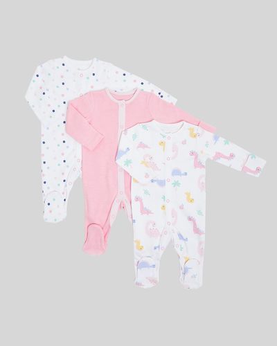 Dino Sleepsuit - Pack Of 3 (Newborn-23 months) thumbnail