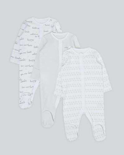 Star Sleepsuit - Pack Of 3 (Newborn - 9 months)