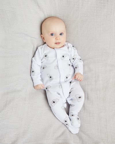 Long-Sleeved Koala Sleepsuits - Pack Of 3 (Newborn-9 months)