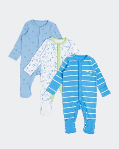 Puppy Baby Sleepsuit - Pack Of 3 (Newborn-23 months) thumbnail
