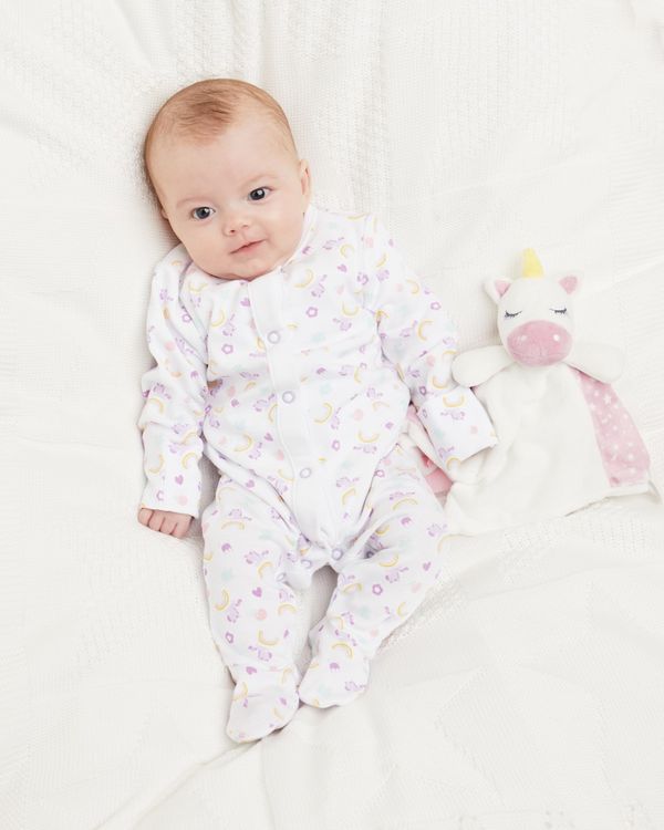Baby Cotton Sleepsuits - Pack Of 3 (Newborn-23 Months)