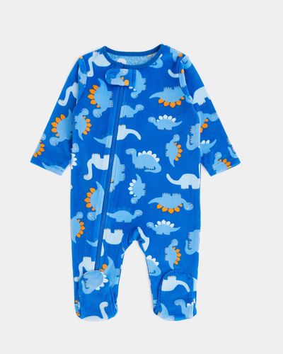 Soft Dinosaur Print Zipped Sleepsuit (Newborn-23 months)