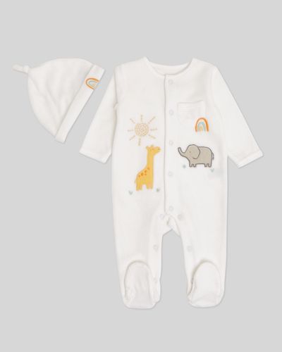 Two-Piece Velour Sleepsuit (Newborn-9 months)