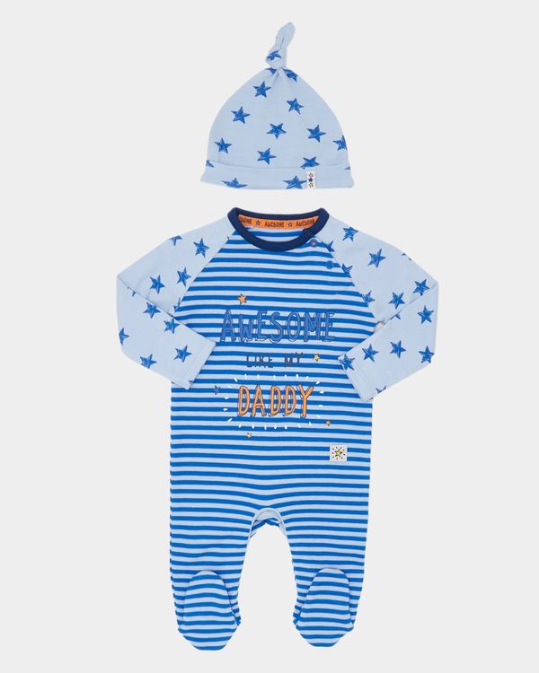 Slogan Sleepsuit With Hat (Newborn-18 months)