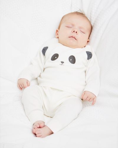 Panda Knit Set (Newborn-12 months) thumbnail