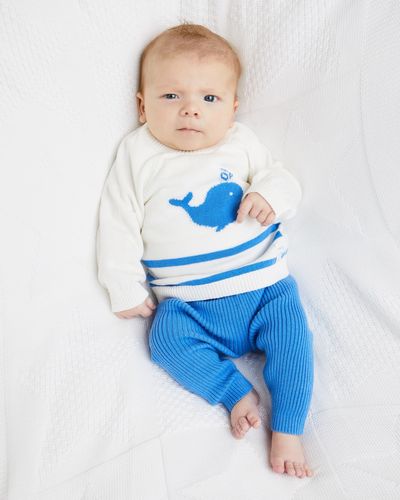 Whale Knit Set (Newborn-12 months)