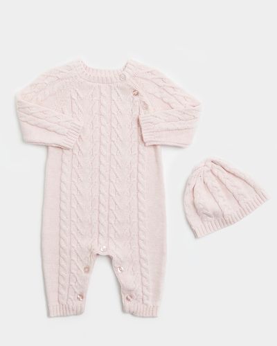 Two-Piece Cable Romper (0-12 Months) thumbnail