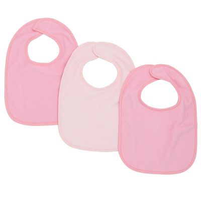 Baby Terry Bibs - Pack Of 3 thumbnail