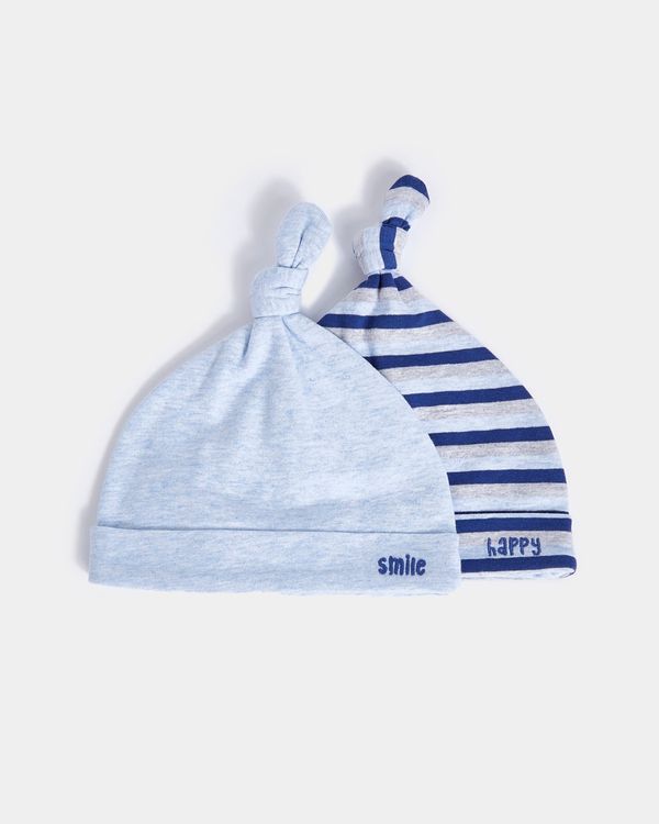 Stripe Hat - Pack of 2, 0-12 months