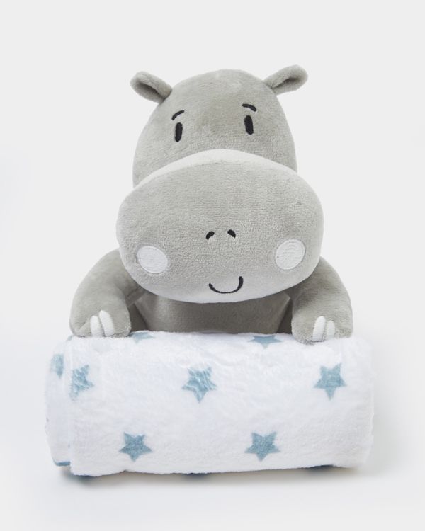 Hippo Teddy Blanket