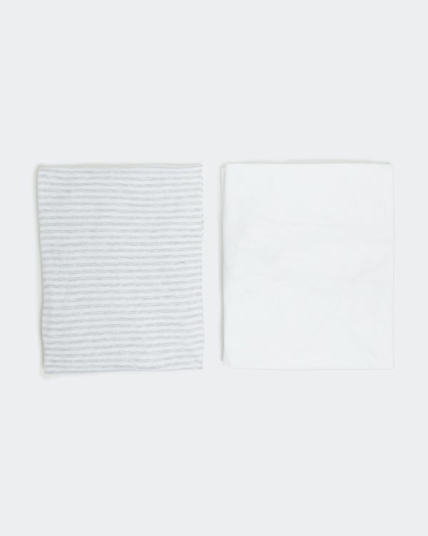 Fitted Cot Sheets - Pack Of 2