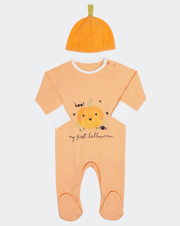 Pumpkin Sleepsuit (Newborn-12 months)