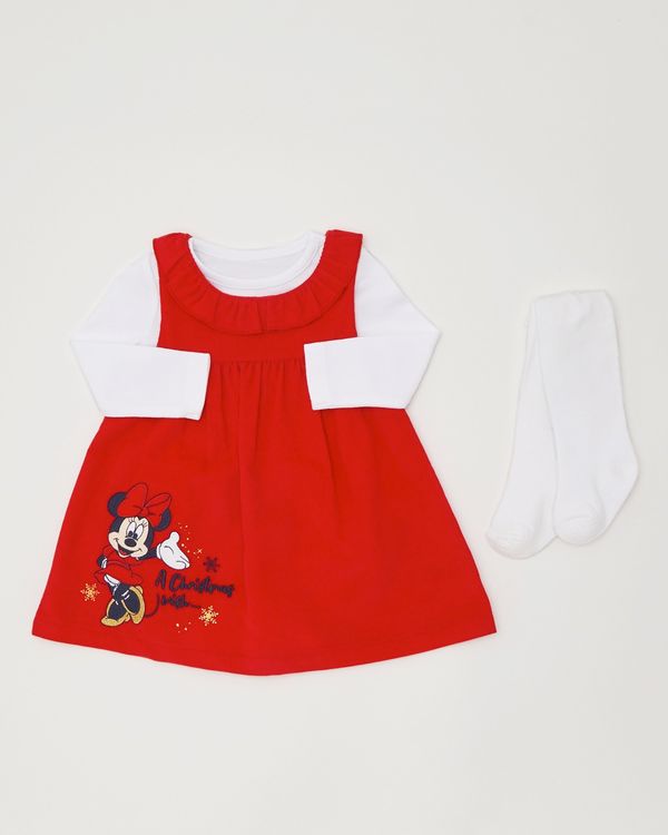 Three-Piece Minnie Mouse Cord Dress (0-12 months)