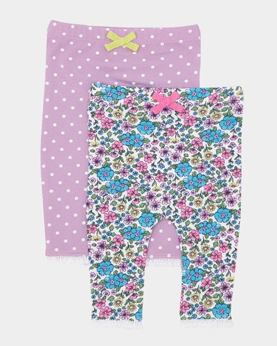 Baby Pretty Leggings - Pack Of 2 (0-12 months) thumbnail
