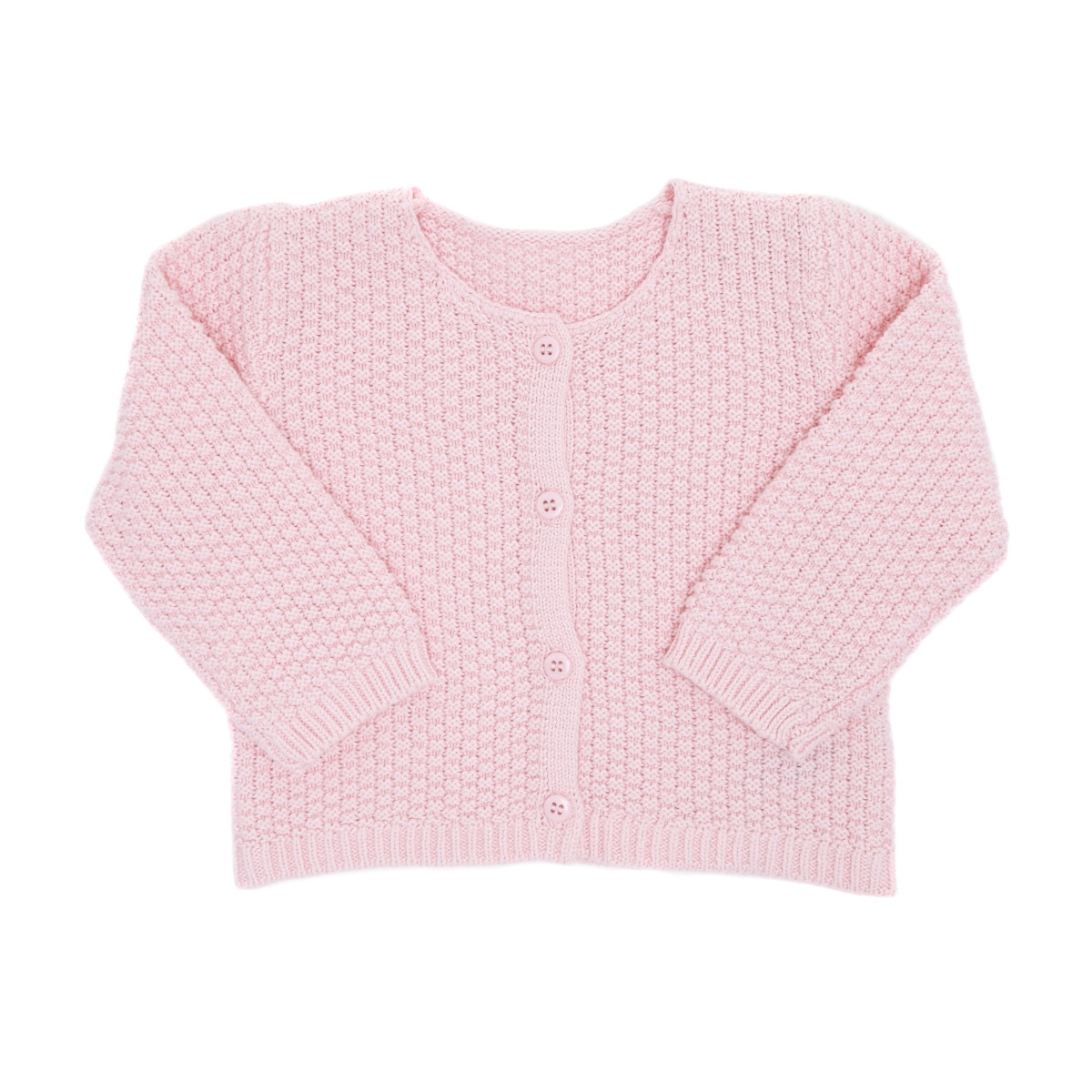 Dunnes Stores | Baby-pink Knitted Cardigan