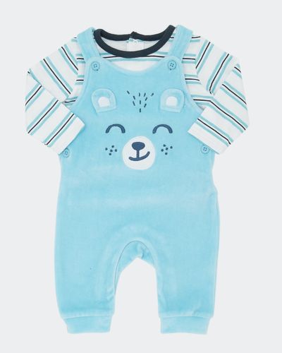 Two-Piece Velour Dungaree (0-12 months) thumbnail