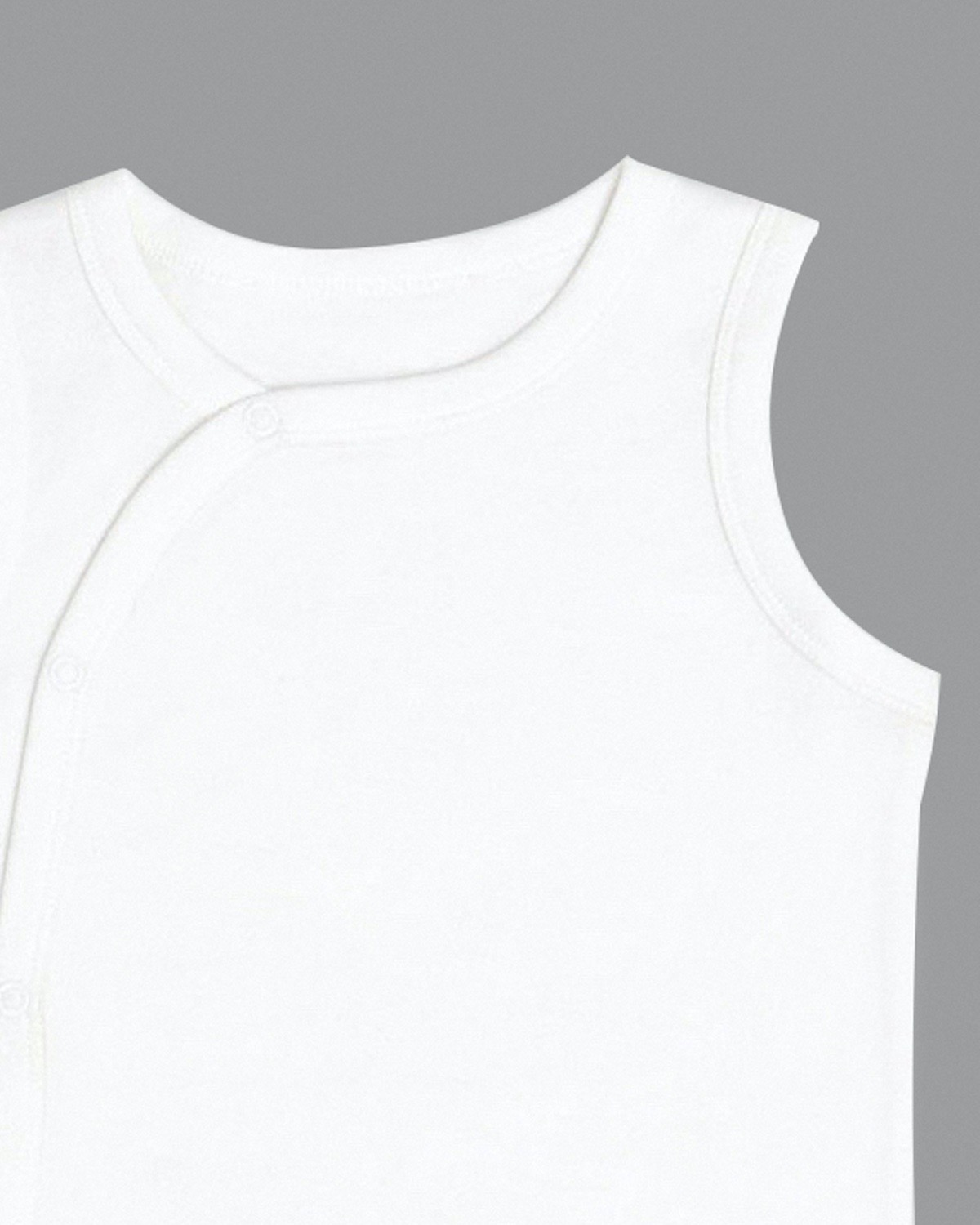 Dunnes Stores  White Side Popper Bodysuit (2-14 Years)