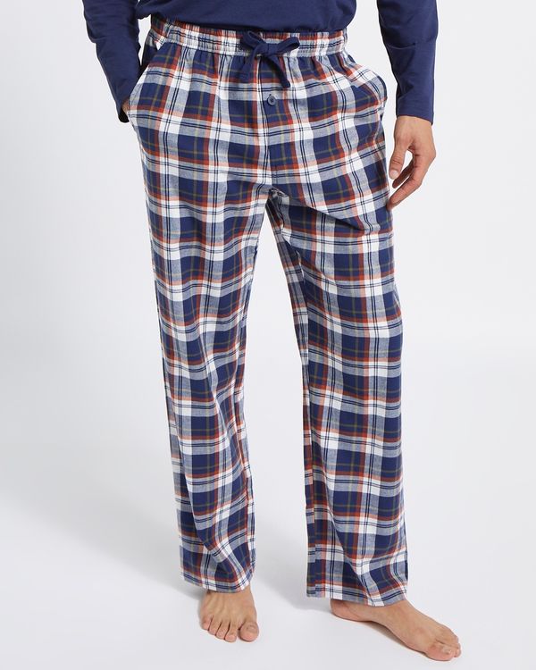 Dunnes Stores | Navy-rust Lounge Pyjama Pants