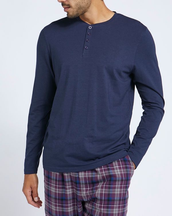 Cotton Modal Long-Sleeved Pyjama Top