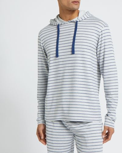 Striped Lounge Pyjama Hoodie