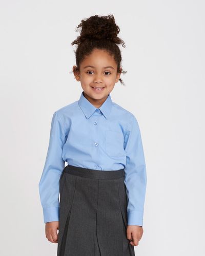 Easy Care Long-Sleeved Blouse - Pack Of 3 (4-16 Years) thumbnail