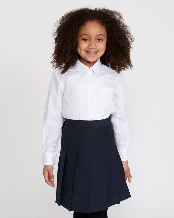 Easy Care Long-Sleeved Blouse - Pack Of 3 (4-16 Years)
