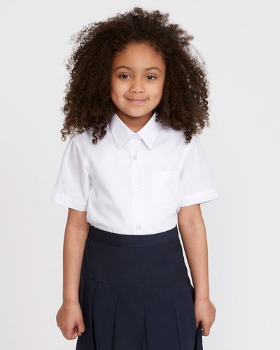 Easy Care Short-Sleeved Blouses - Pack Of 3 (4-16 Years) thumbnail