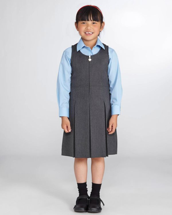 Pleated School Pinafore