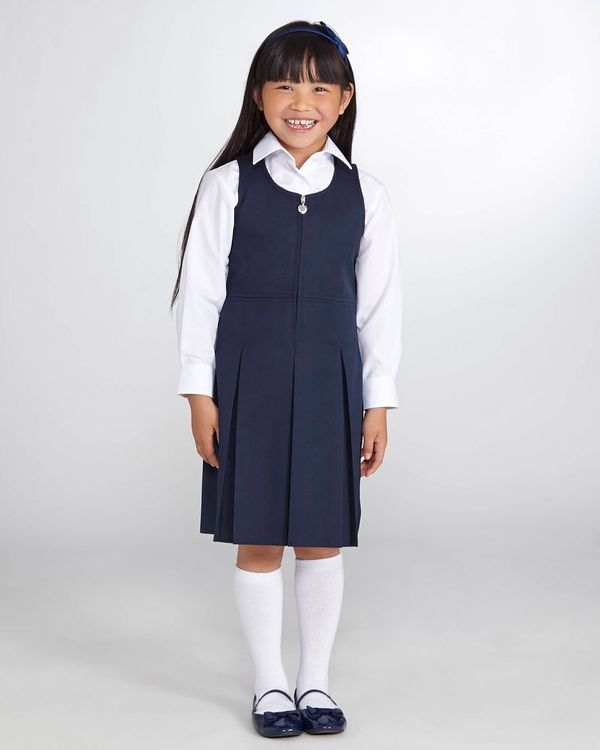 Pleated School Pinafore