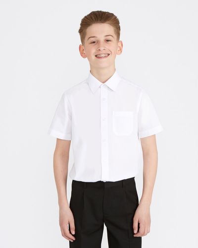 Easy Care Short-Sleeved Shirts - Pack Of 3 (4-16 Years)
